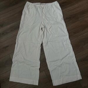 White Linen Pants